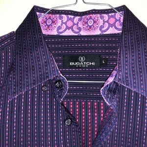 Bugatchi Uomo L men’s long sleeve dress shirt